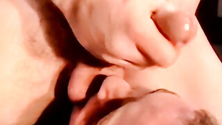 Amateur barebacked by older man before cumming in his mouth