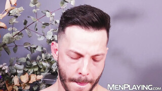 Tatted John Brachalli strokes & teases in solo close up