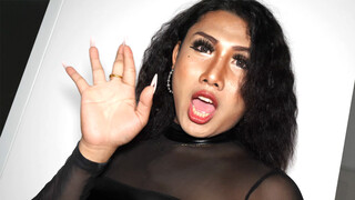 BBW ladyboy gets big booty screwed raw after he shaved her butthole
