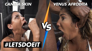 Latin Ass Fucking Showdown: Canela Skin vs Venus Afrodita