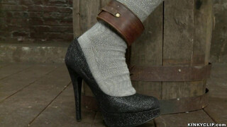 Bubble butt Asian spanked & toyed