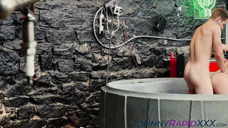 Pumped up dudes rimming each other before ass fucking pounding