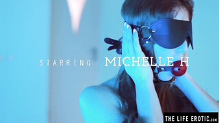 Submissive chick Michelle H masturbates in front of her master