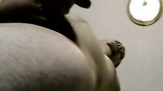 Handsome youngster Blazes tugs his big heavy dick & cums