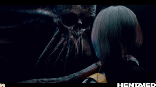 Real Life Hentai - Rae Lil Black banged by huge alien monster