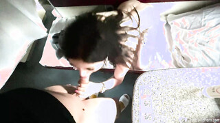 Her friend always wanted to join us