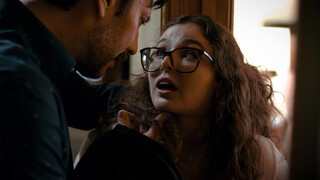 Sweet & obedient big tits teen schoolgirl fucks a university administrator