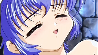 Hot anime maid sucks cock