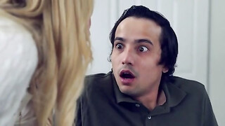 Cumhungry Step Mom Rachael Cavalli walks in on her porn addict Stepson