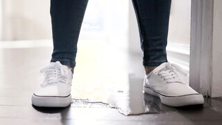 Teen peed herself in front of her Step Father