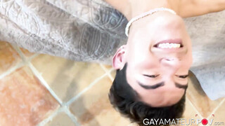 Hot stepson Alfonso Osnaya took a hardcore prick riding after getting caught by