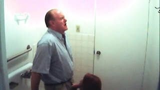 Filthy office slut sucks boss