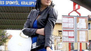 Charming teen fuck a stranger's shaft