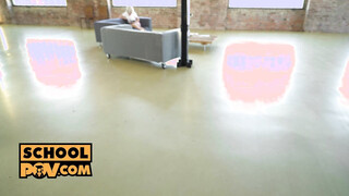 POV - Fucking Zazie Skymm in her butt & muff holes in POV