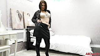 Buxom UK STEP MOM Raven Fucking & Teasing Compilation