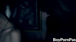 Horny twink with a huge cock fuckiong his meat hungry lover