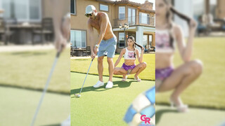 Aria’s personal golf coach who wants to teach the chick to hit the ball.