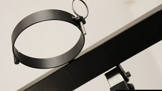 Horny hottie Natalia C masturbates in this BDSM room