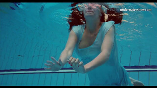 Piyavka Chehova big tits brunette Czech underwater
