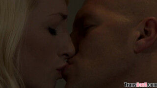 Blonde T-girl Holly Parker