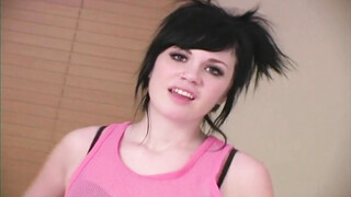 Sexy Brunette with perfect body Lap dance