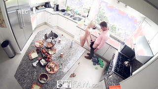 SPYFAM Multiple Step Siblings Caught Having Sex Compilation