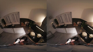 I Make Dinner, She Sucks My Cock - Virtual Real Porn