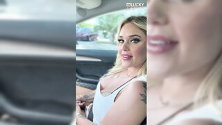 Kali Roses' Poolside Passion with a Lucky Guy