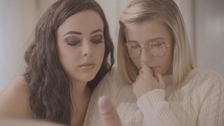 PURE TABOO Virgin dorm hottie does it with her slutty BESTFRIEND & stepbrother