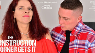 Mature nympho getting banged by a hard contruction worker