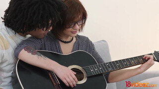 Guitar Tutor Shags 18 y. o. Redhead Wannabe Schoolgirl