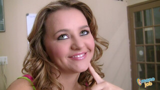 Alisa Ford, a petite Russian blonde teen, edges & teases on camera for a fat facial load!