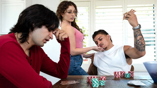 Poker game with high stakes for teen couple & then he lost