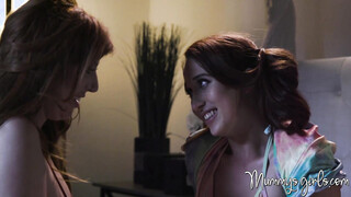 Big Boobed stepmother Lauren Phillips twat eaten in forbidden 69