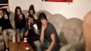 Coed blonde tart twat banged