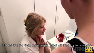 TUTOR4K. Guy set cameras & was right because they helped him fuck prof