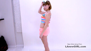 Charming Teenie gets her Little Twat Ravaged by big black dick