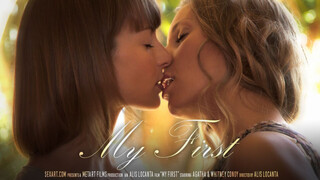 Whitney Conroy & Flora make out before lesbian pussy licking