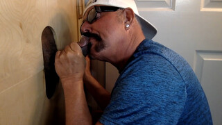 Construction Stud Gloryhole Blowjob