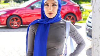 Big ass Arab dorm teen Violet Gems didnt like Mardi Gras at all