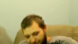 Unshaved American Lurch sucked off by mature black homo