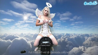 Heavenly Body Ava Sinclaire Rides the Sybian