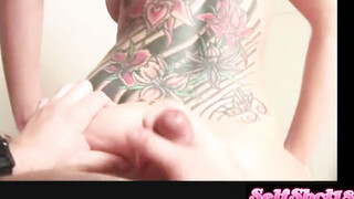 Tricia Rubbing Meat with her Butt with perfect tits