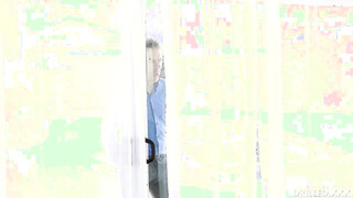 Bombshell brunette Jaye Summers booty banged balls deep