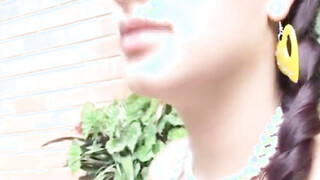 Pretty lesbian teen selina is licked out