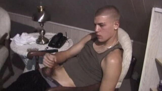 Horny Lance Jacking Off