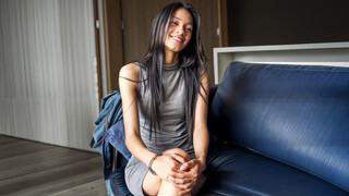 Skinny Brunette Latin Ravaged Raw