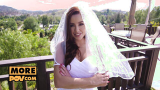POV - retribution sex with dirty bride to be Vanna Bardot