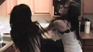 Prick sucking bitch ravaged in doggystyle