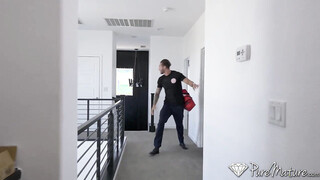 PureMature: Horny Mature Aila Donovan Fucks Fire Fighter